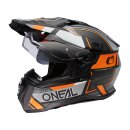 ONeal D-SRS Helmet SQUARE black/gray/orange