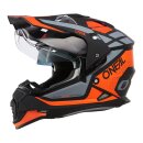 ONeal D-SRS Helmet SQUARE orange/black/gray