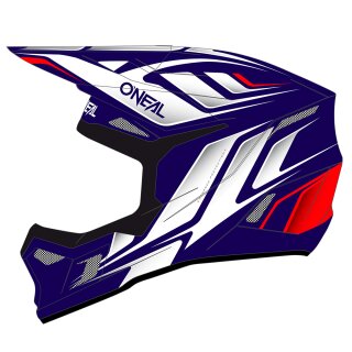 ONeal 3SRS Youth Helmet VERTICAL blue/white/red