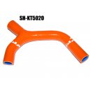 Zap Silikon-Kühlerschläuche KTM EXC 450F 08- orange