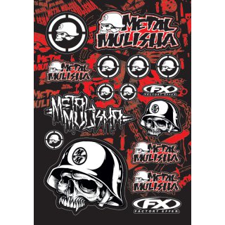 Metal Mulisha Sticker Bogen